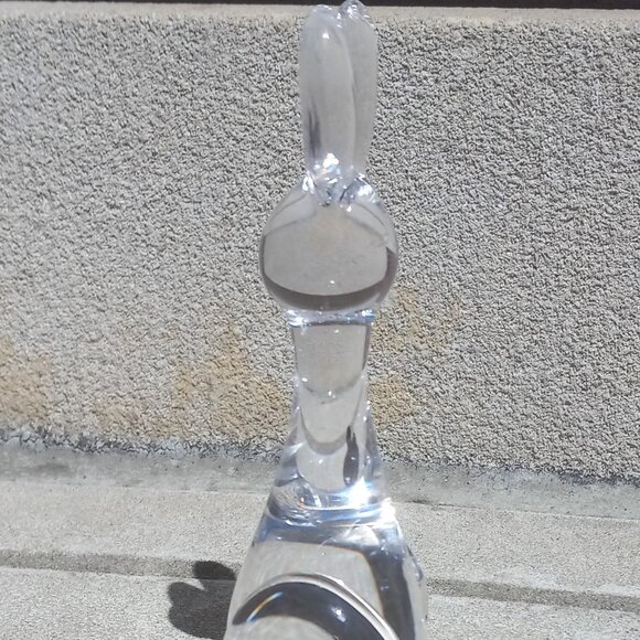 1950s Kosta Boda Crystal Figurine MCM Kangaroo Vicke Lindstrand - Picture 5 of 10